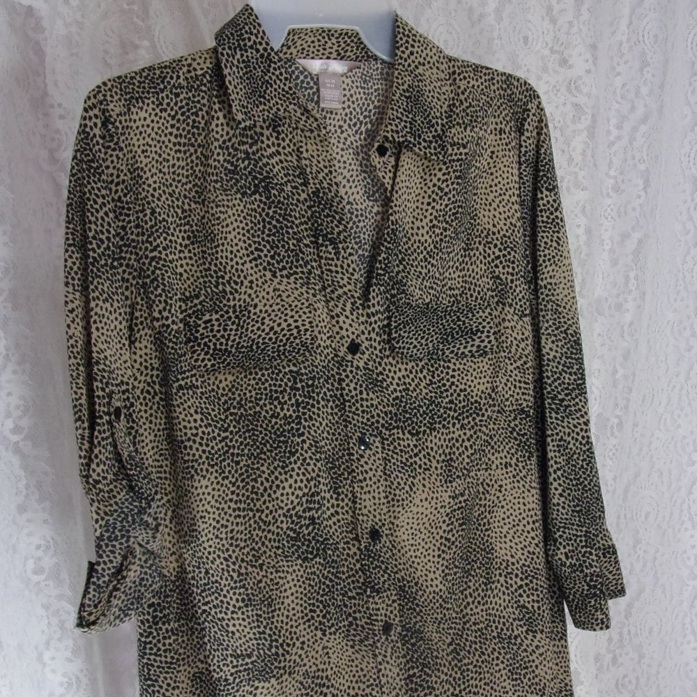 Blouse Cheetah Print NWT